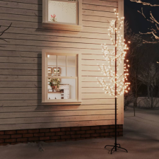 vidaXL LED-es cseresznyevirágfa 368 meleg fehér LED-del 300 cm műfenyő