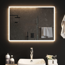 vidaXL LED-es fürdőszobatükör 80 x 60 cm bútor