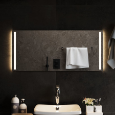 vidaXL LED-es fürdőszobatükör 90x40 cm fürdőszoba bútor
