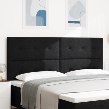 vidaXL LED Fejtámla Fekete 100 cm Textil ágy és ágykellék