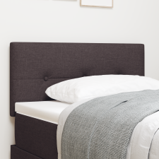vidaXL LED Fejtámla Gombos Bélelt Sötétbarna 90 cm Szövet ágy és ágykellék