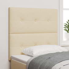 vidaXL LED Fejtámla Krém 100 cm Szövet ágy és ágykellék