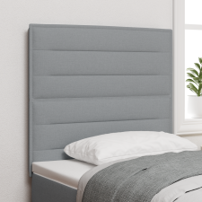 vidaXL LED fejtámla modern dizájnnal világosszürke 100 cm szövet ágy és ágykellék