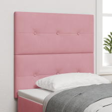 vidaXL LED Fejtámla Rózsaszín 80 cm Bársony ágy és ágykellék
