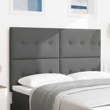 vidaXL LED Fejtámla Sötétszürke 72 cm Szövet ágy és ágykellék