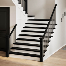 vidaXL lépcsőfokok 2 db Sötétbarna 120x25x2 cm tömör fa tölgyfa lakástextília