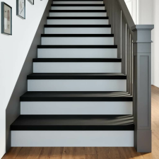 vidaXL lépcsőfokok 8 db Sötétbarna 100x30x2 cm tömör fa tölgyfa lakástextília