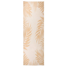 vidaXL levélmintás lapos szövésű kültéri szőnyeg 80 x 250 cm lakástextília