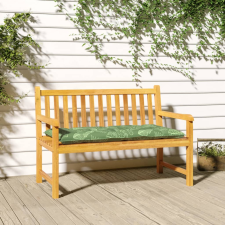 vidaXL levélmintás oxford szövet kerti padpárna 100 x 50 x 7 cm lakástextília
