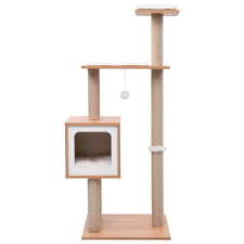 vidaXL macskabútor szizál kaparófákkal 123 cm (170919) macskafelszerelés