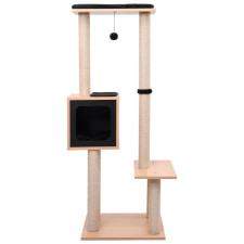 vidaXL macskabútor szizál kaparófákkal 129 cm (170918) macskafelszerelés