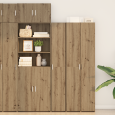 vidaXL Magas Szekrény Kézműves Tölgy 30x42.5x185 cm Mérnöki Fa bútor