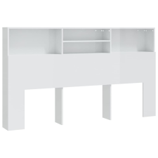 vidaXL magasfényű fehér áthidaló szekrény 180 x 19 x 103,5 cm (811886) ágy és ágykellék