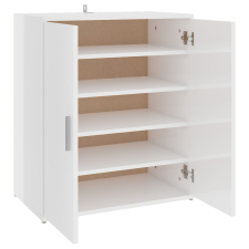vidaXL magasfényű fehér forgácslap cipősszekrény 60 x 35 x 70 cm (808924) bútor