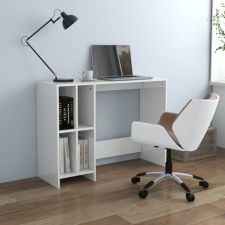 vidaXL magasfényű fehér forgácslap laptopasztal 102,5 x 35 x 75 cm íróasztal