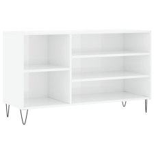 vidaXL magasfényű fehér szerelt fa cipősszekrény 102x36x60 cm (831414) bútor