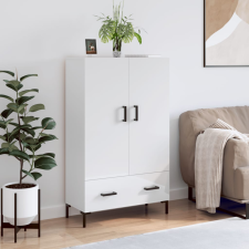 vidaXL magasfényű fehér szerelt fa magasszekrény 69,5 x 31 x 115 cm bútor