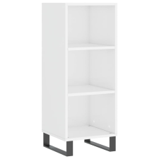 vidaXL magasfényű fehér szerelt fa tálalószekrény 34,5 x 32,5 x 90 cm (828758) bútor