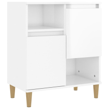 vidaXL magasfényű fehér szerelt fa tálalószekrény 60 x 35 x 70 cm (821142) bútor