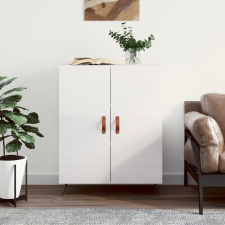 vidaXL magasfényű fehér szerelt fa tálalószekrény 69,5 x 34 x 90 cm bútor