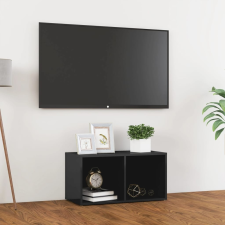 vidaXL magasfényű szürke forgácslap TV-szekrény 72 x 35 x 36,5 cm bútor