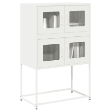 vidaXL Magastábla Fehér 68x39x107 cm Acél bútor