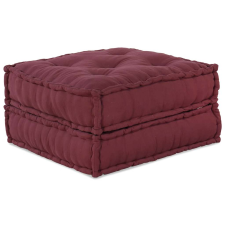 vidaXL maroon szövet moduláris puff 70x70x36 bútor