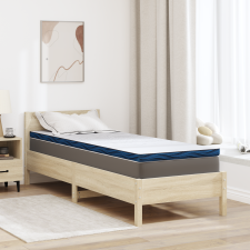 vidaXL Matracpárnák Fehér és kék 70 x 200 cm lakástextília