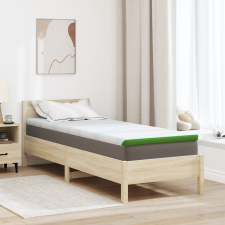 vidaXL Matracpárnák Fehér és Zöld 70 x 200 cm lakástextília