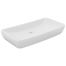 vidaXL matt fehér kerámia luxus mosdókagyló 71 x 38 cm (146954) szaniter