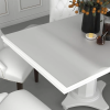 vidaXL Matt PVC védőabrosz 90 x 90 cm 2 mm