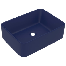 vidaXL matt sötétkék kerámia luxus mosdókagyló 41x30x12 cm (147045) szaniter