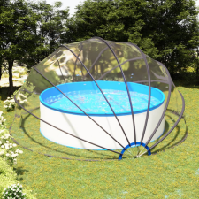 vidaXL medencekupola 500 x 250 cm medence kiegészítő
