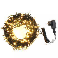 vidaXL Meleg fehér 400 LED-es fényfüzér 8 világítási móddal 40 m karácsonyfa izzósor