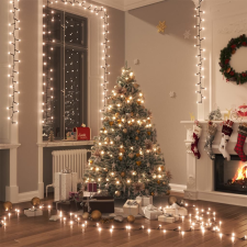 vidaXL meleg fehér fényű kompakt PVC LED-szalag 2000 LED-del 40 m karácsonyfa izzósor