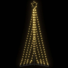 vidaXL meleg fehér karácsonyfa fénykúp 339 LED-del 187 cm műfenyő