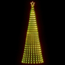 vidaXL meleg fehér karácsonyfa fénykúp 475 LED 247 cm műfenyő