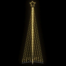 vidaXL meleg fehér karácsonyfa fénykúp 495 LED-del 300,5 cm műfenyő