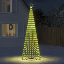 vidaXL Meleg fehér karácsonyfa fénykúp 688 LED 300 cm műfenyő