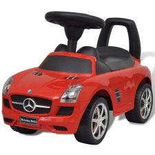 vidaXL Mercedes benz toló gyerekek autó piros lábbal hajtható járgány