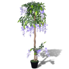 vidaXL Mesterséges Lila Akác Edény 120 cm dekoráció