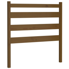 vidaXL mézbarna tömör fenyőfa ágyfejtámla 106 x 4 x 100 cm (818408) ágy és ágykellék