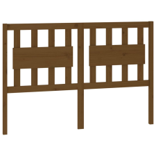 vidaXL mézbarna tömör fenyőfa ágyfejtámla 125,5x4x100 cm (818563) ágy és ágykellék