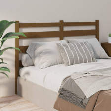 vidaXL mézbarna tömör fenyőfa ágyfejtámla 126 x 4 x 100 cm ágy és ágykellék