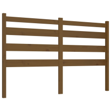vidaXL mézbarna tömör fenyőfa ágyfejtámla 141 x 4 x 100 cm (818418) ágy és ágykellék