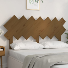 vidaXL mézbarna tömör fenyőfa ágyfejtámla 141x3x80,5 cm ágy és ágykellék