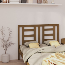vidaXL mézbarna tömör fenyőfa ágyfejtámla 146 x 4 x 100 cm ágy és ágykellék