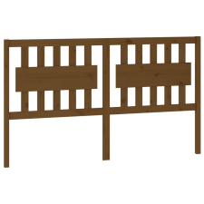 vidaXL mézbarna tömör fenyőfa ágyfejtámla 155,5x4x100 cm (818578) ágy és ágykellék