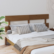 vidaXL mézbarna tömör fenyőfa ágyfejtámla 184x3x81 cm ágy és ágykellék