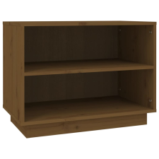 vidaXL mézbarna tömör fenyőfa cipősszekrény 60 x 34 x 45 cm (813548) bútor